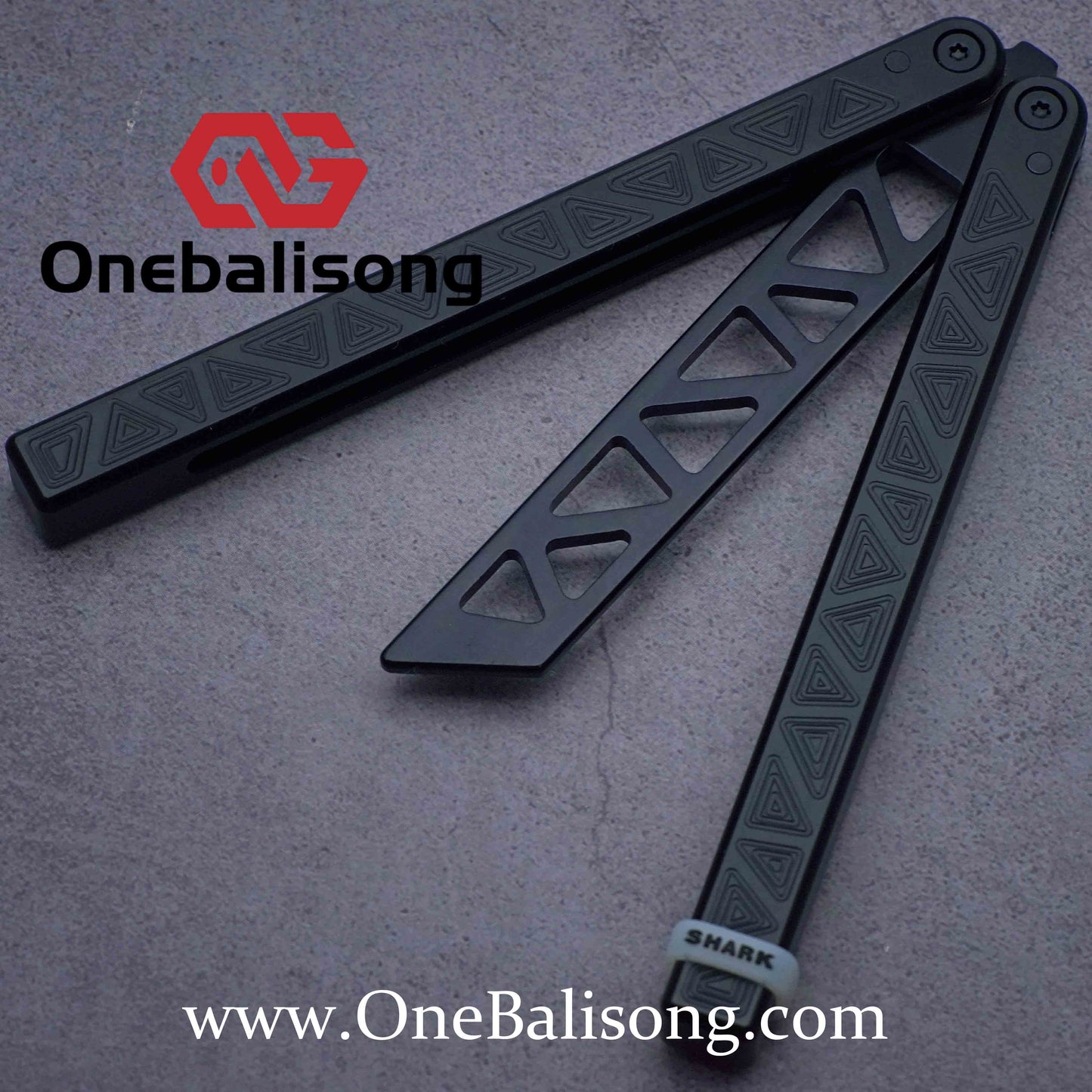ARMED SHARK origin clone Aluminum alloy handle stainless steel blade bushing