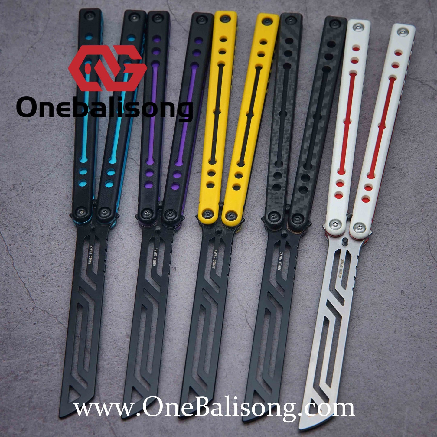ARMED SHARK Nautilus V2 Clone Aluminum alloy handle stainless steel blade Bushing