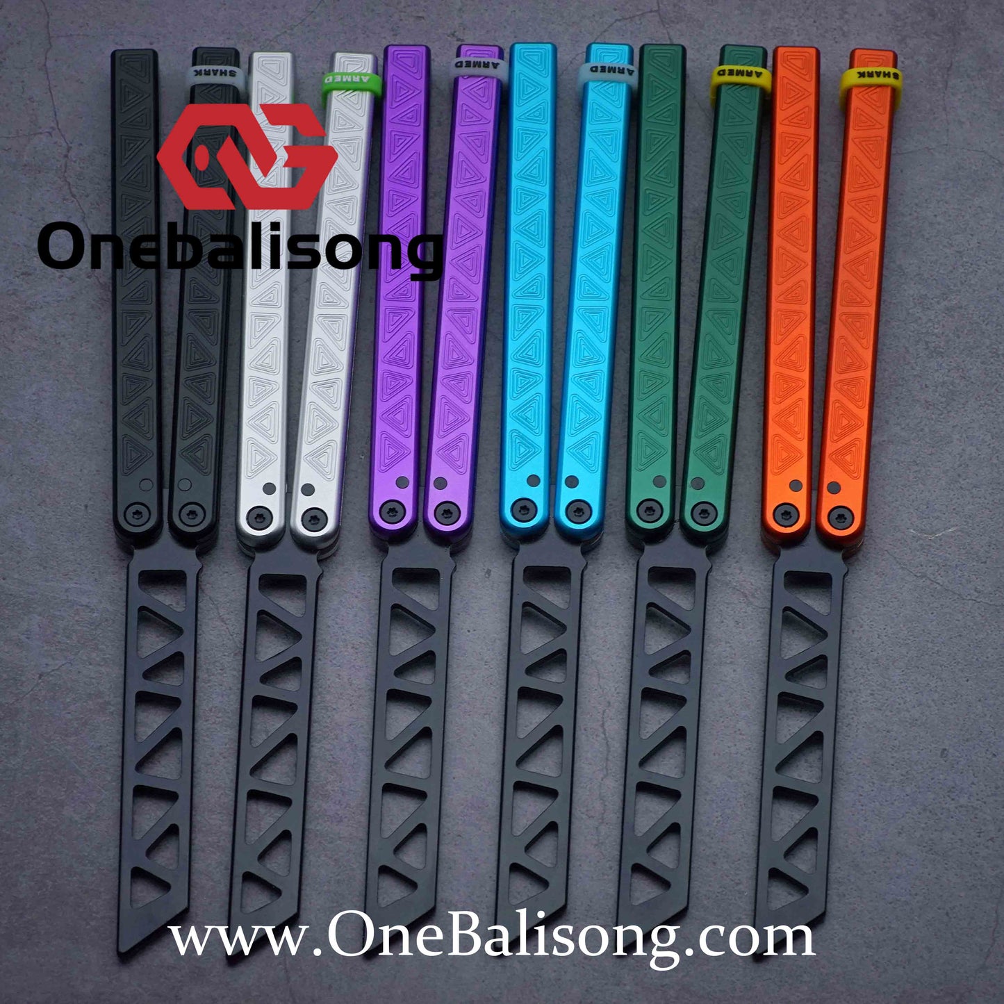 ARMED SHARK origin clone Aluminum alloy handle stainless steel blade bushing