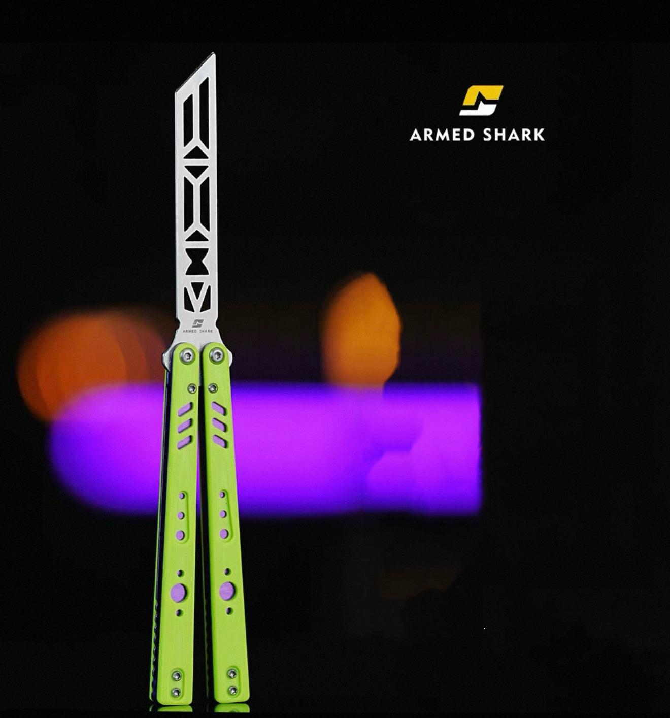 ARMED SHARK aluminium REP Aluminum alloy handleStainless steel Trainer blade Bushing