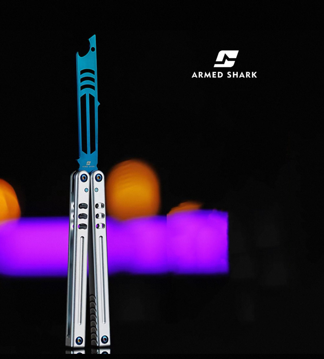 ARMED SHARK V5 Mako Clone Aluminum alloy handle stainless steel Trainer blade One-piece structure Bushing