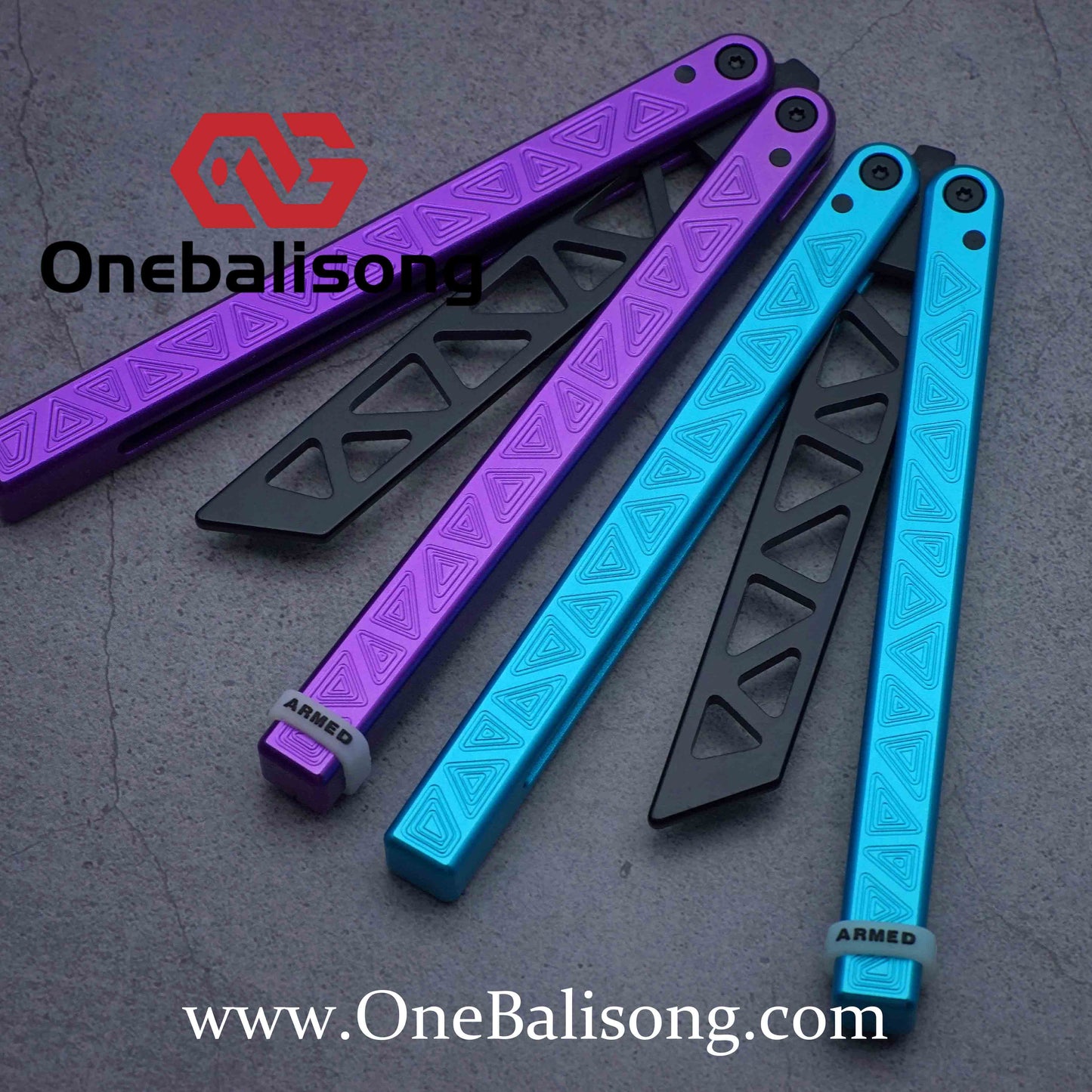 ARMED SHARK origin clone Aluminum alloy handle stainless steel blade bushing