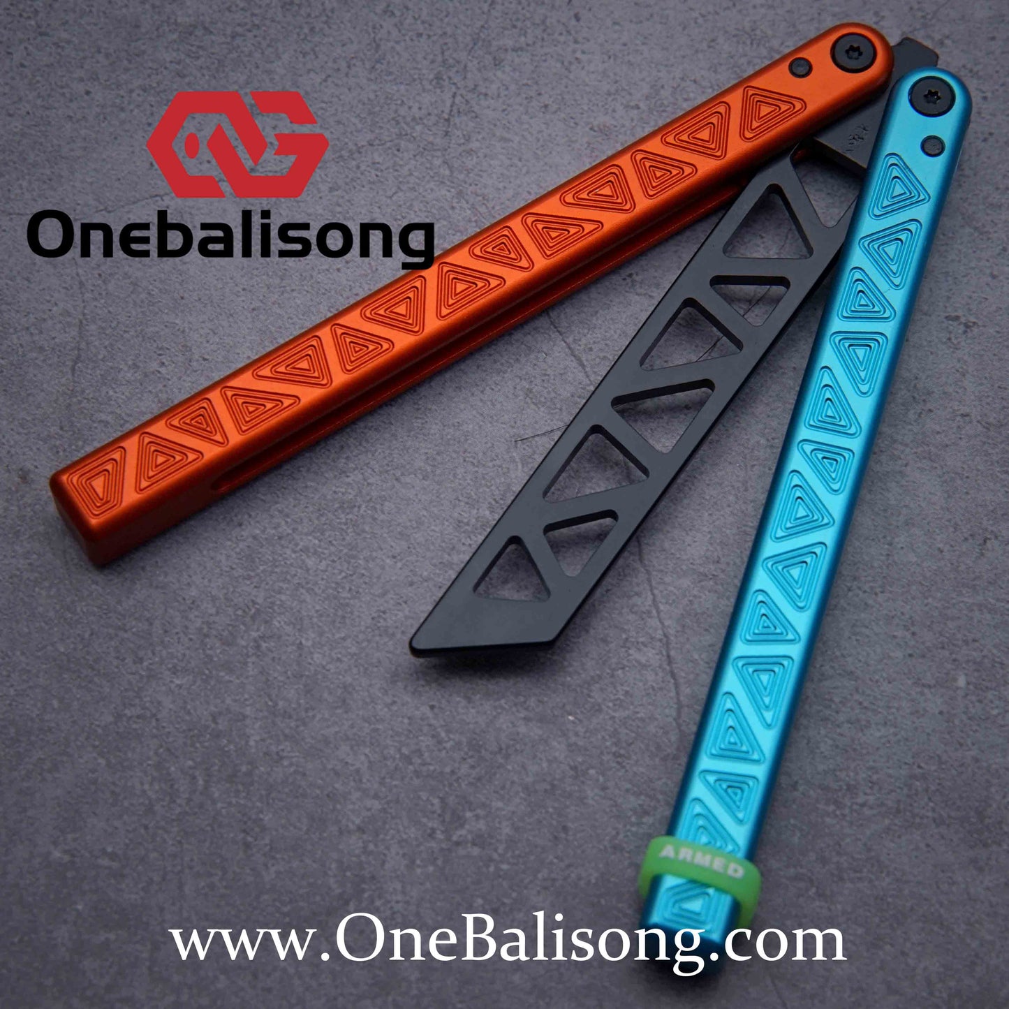 ARMED SHARK origin clone Aluminum alloy handle stainless steel blade bushing