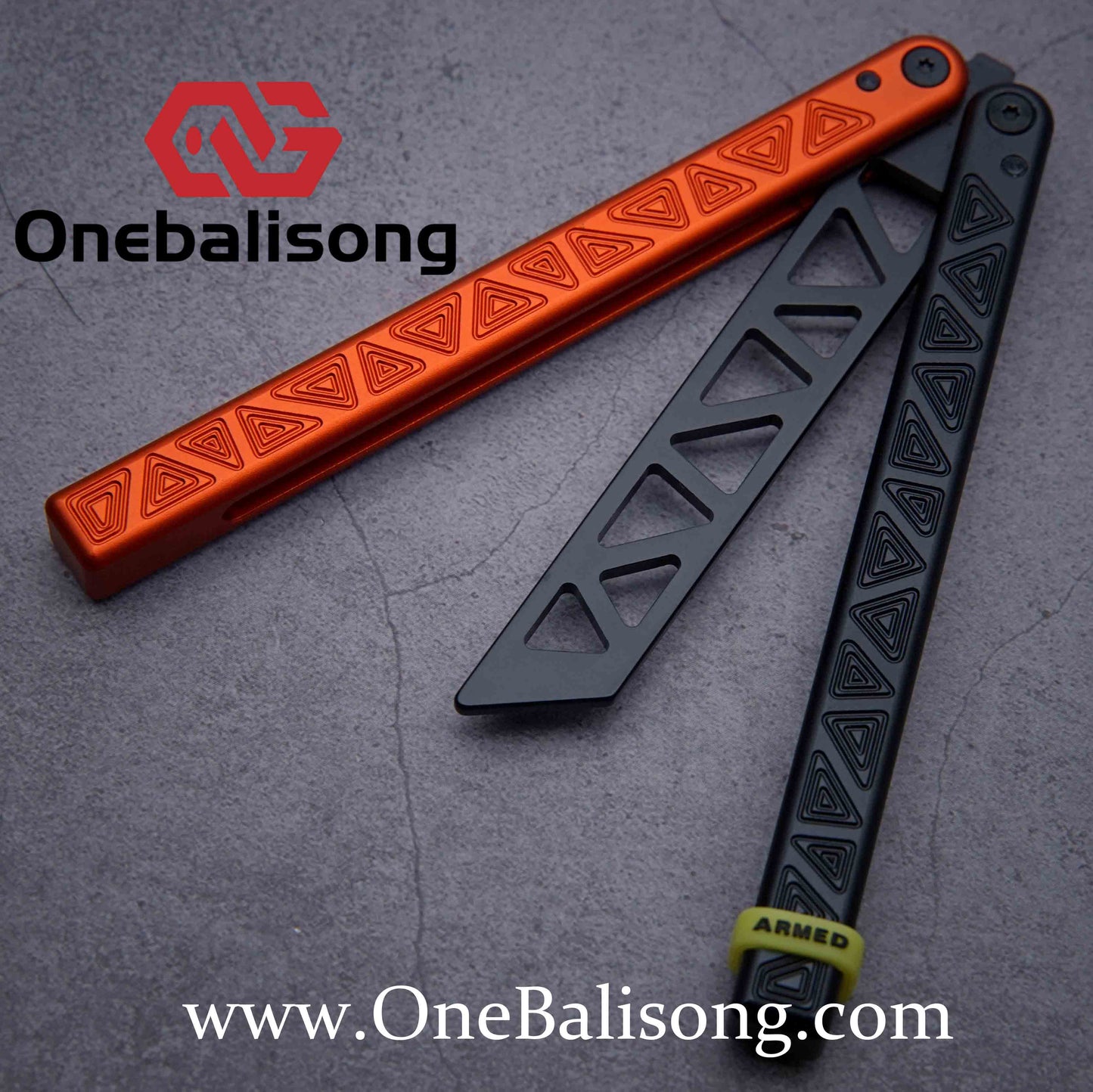 ARMED SHARK origin clone Aluminum alloy handle stainless steel blade bushing