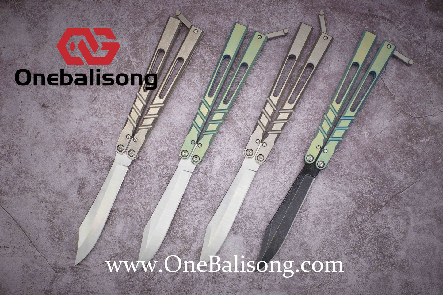 theone BRS chAB clone Titanium alloy-handle stainless steel blad One-piece structure bushings D2