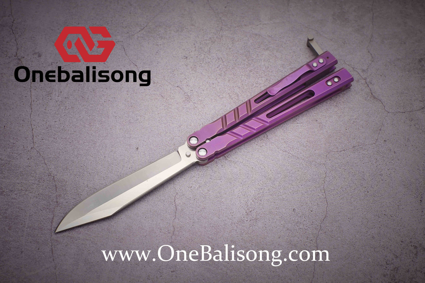 theone BRS Sandwich AB clone Titanium alloy-handle stainless steel blade bushings