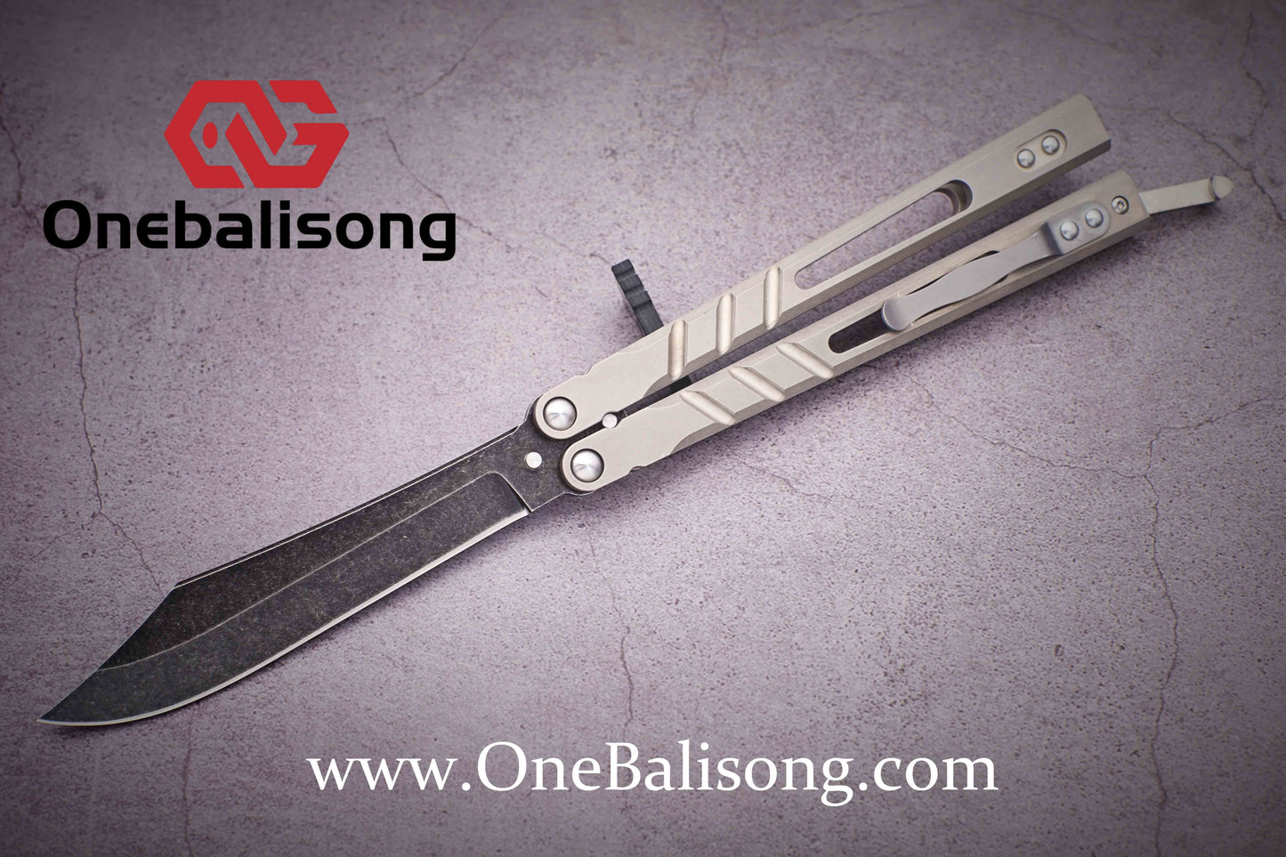theone BRS Sandwich AB clone Titanium alloy-handle stainless steel blade bushings