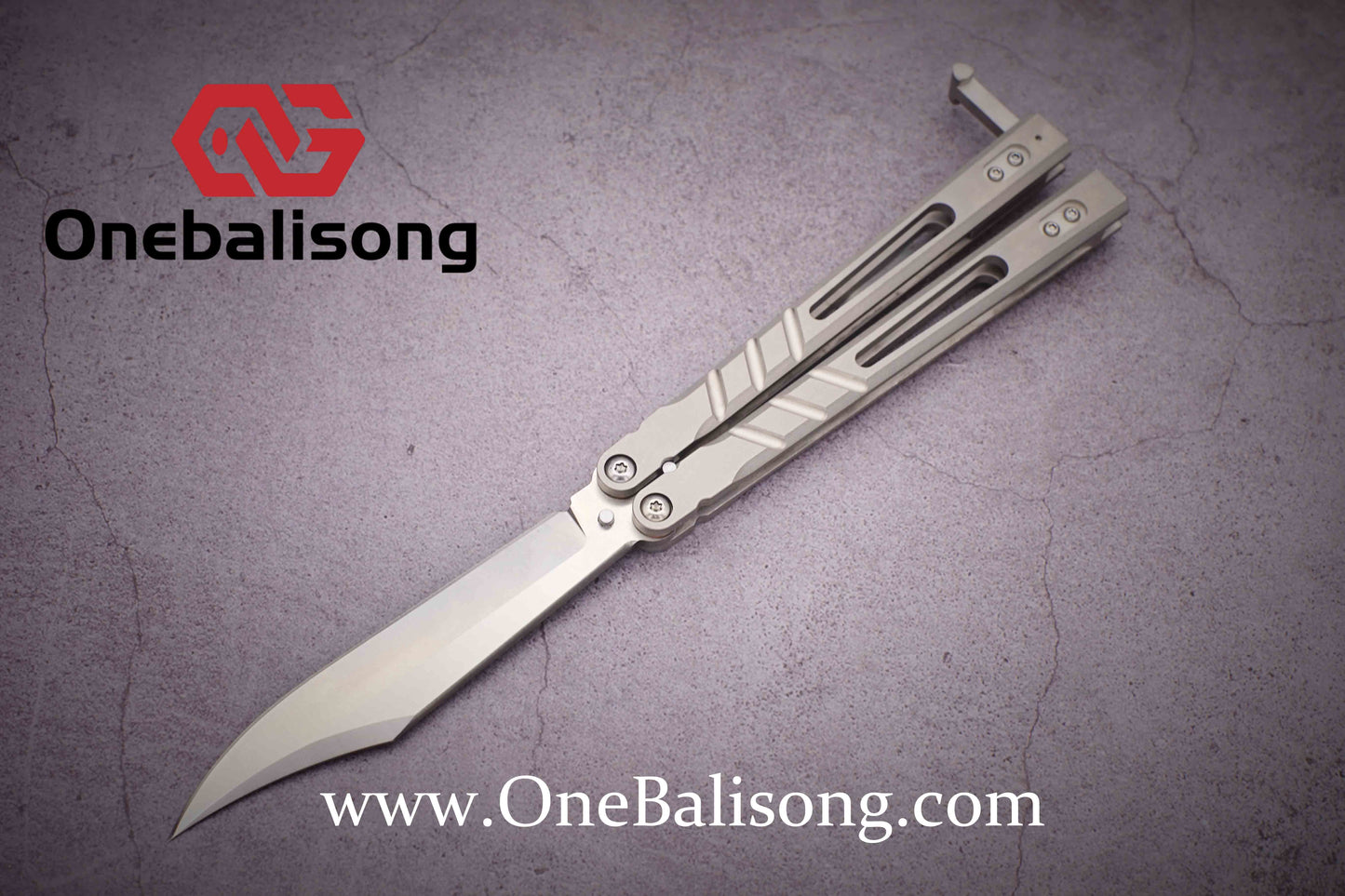 theone BRS Sandwich AB clone Titanium alloy-handle stainless steel blade bushings