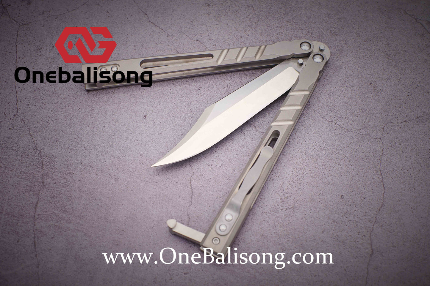 theone BRS Sandwich AB clone Titanium alloy-handle stainless steel blade bushings