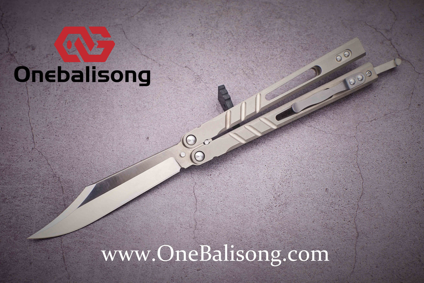 theone BRS Sandwich AB clone Titanium alloy-handle stainless steel blade bushings