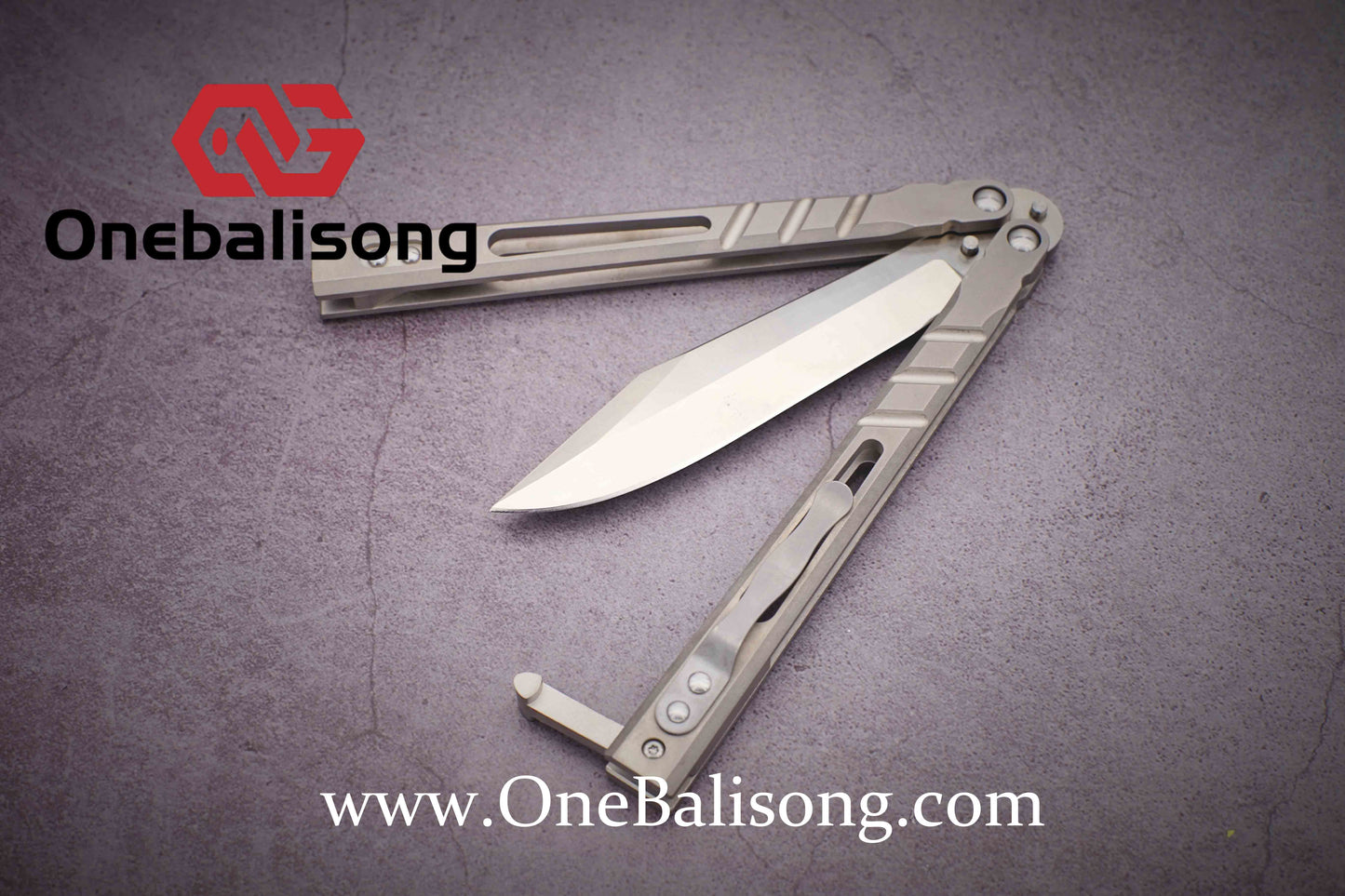 theone BRS Sandwich AB clone Titanium alloy-handle stainless steel blade bushings