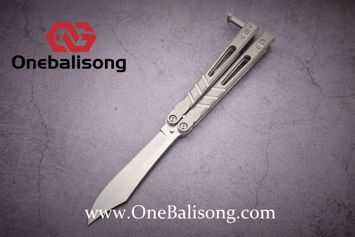 theone BRS Sandwich AB clone Titanium alloy-handle stainless steel blade bushings