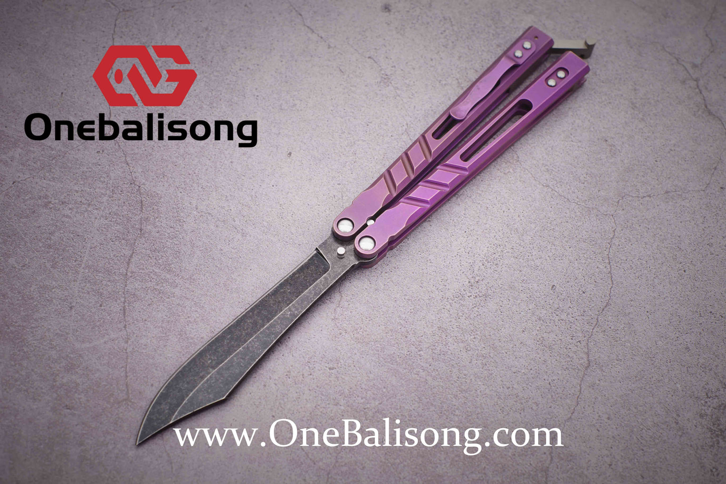 theone BRS Sandwich AB clone Titanium alloy-handle stainless steel blade bushings