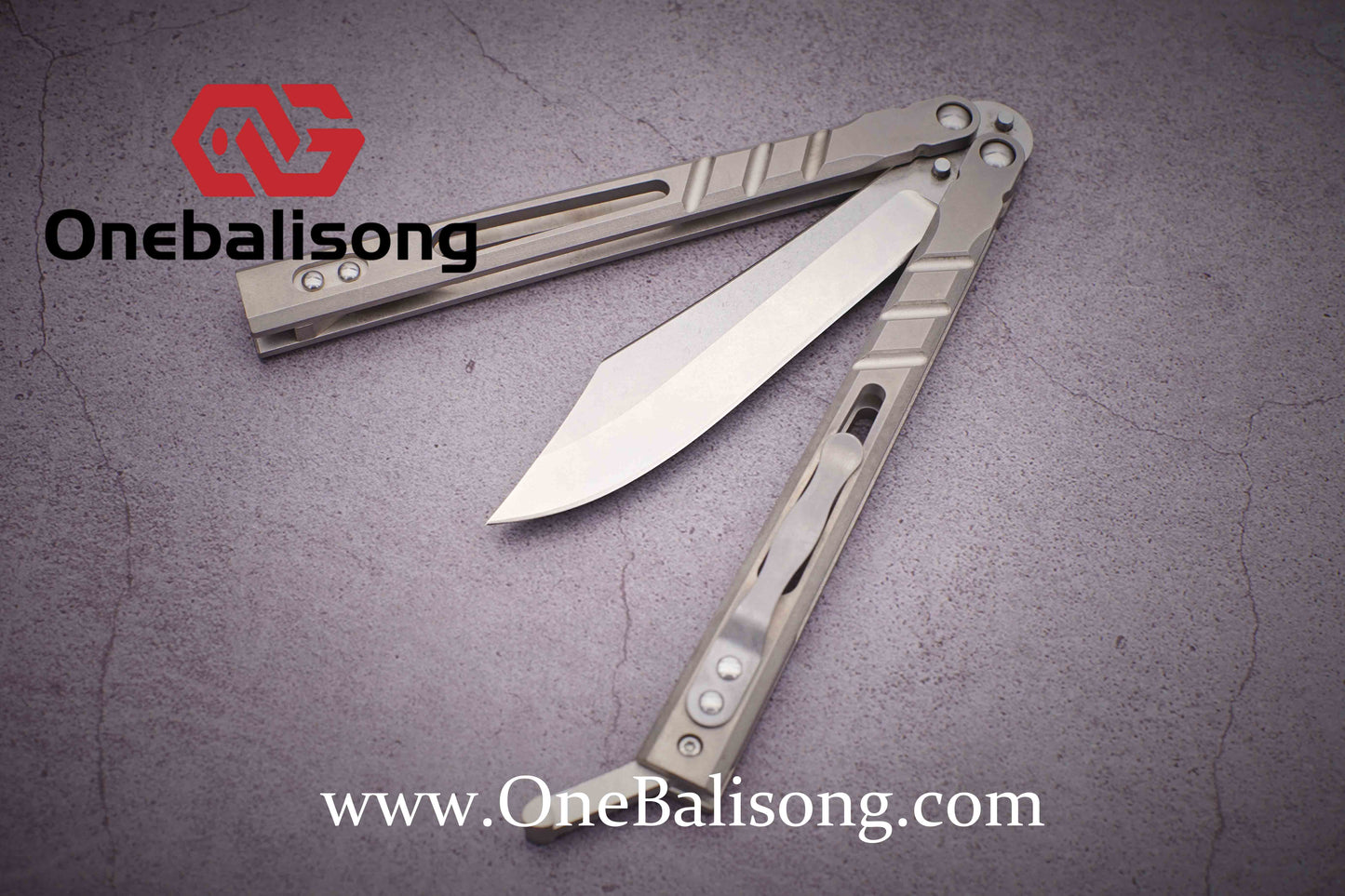 theone BRS Sandwich AB clone Titanium alloy-handle stainless steel blade bushings