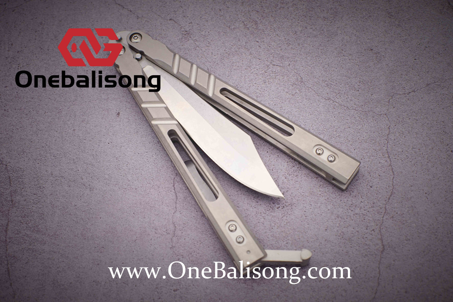 theone BRS Sandwich AB clone Titanium alloy-handle stainless steel blade bushings