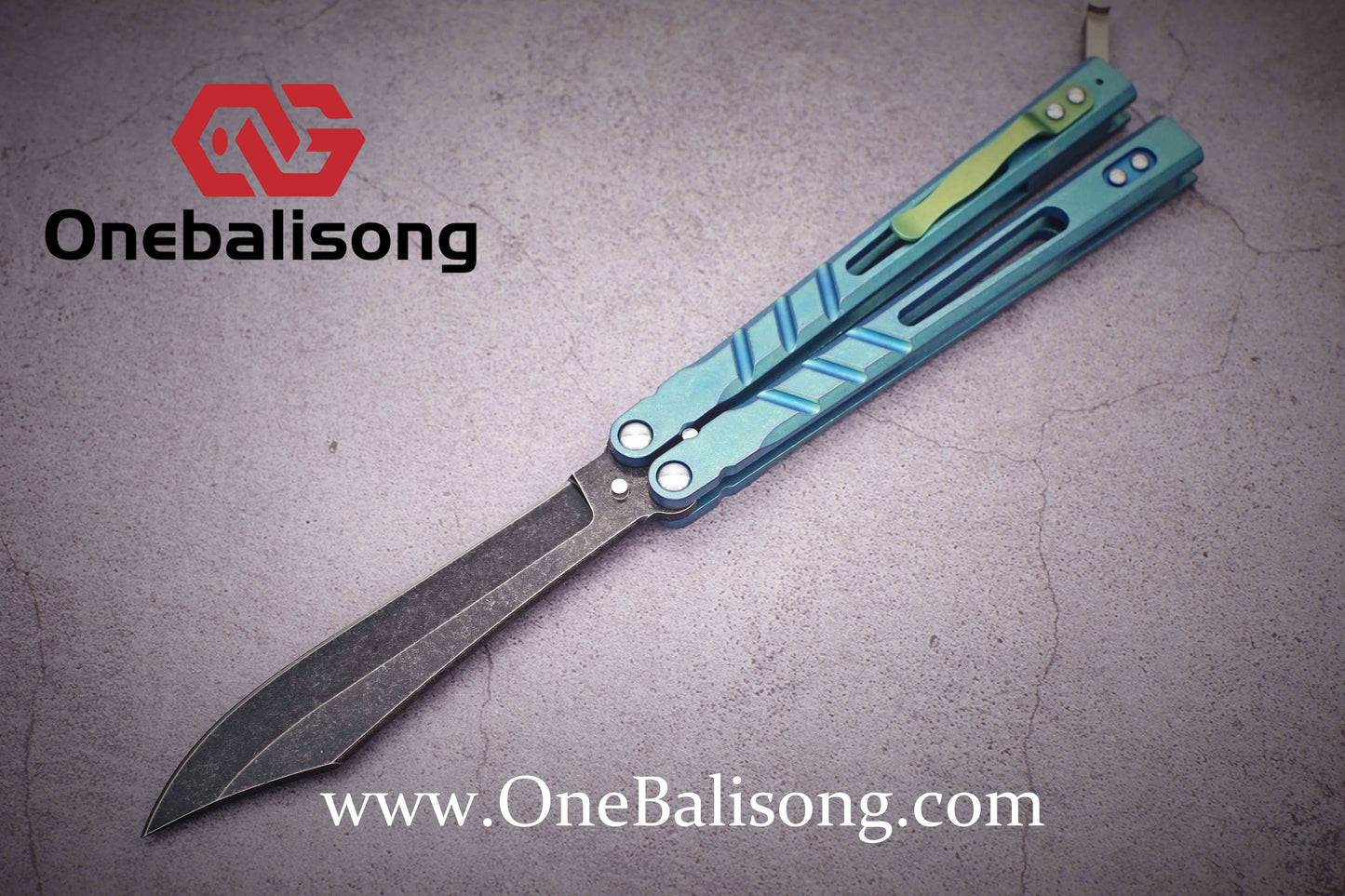 theone BRS Sandwich AB clone Titanium alloy-handle stainless steel blade bushings