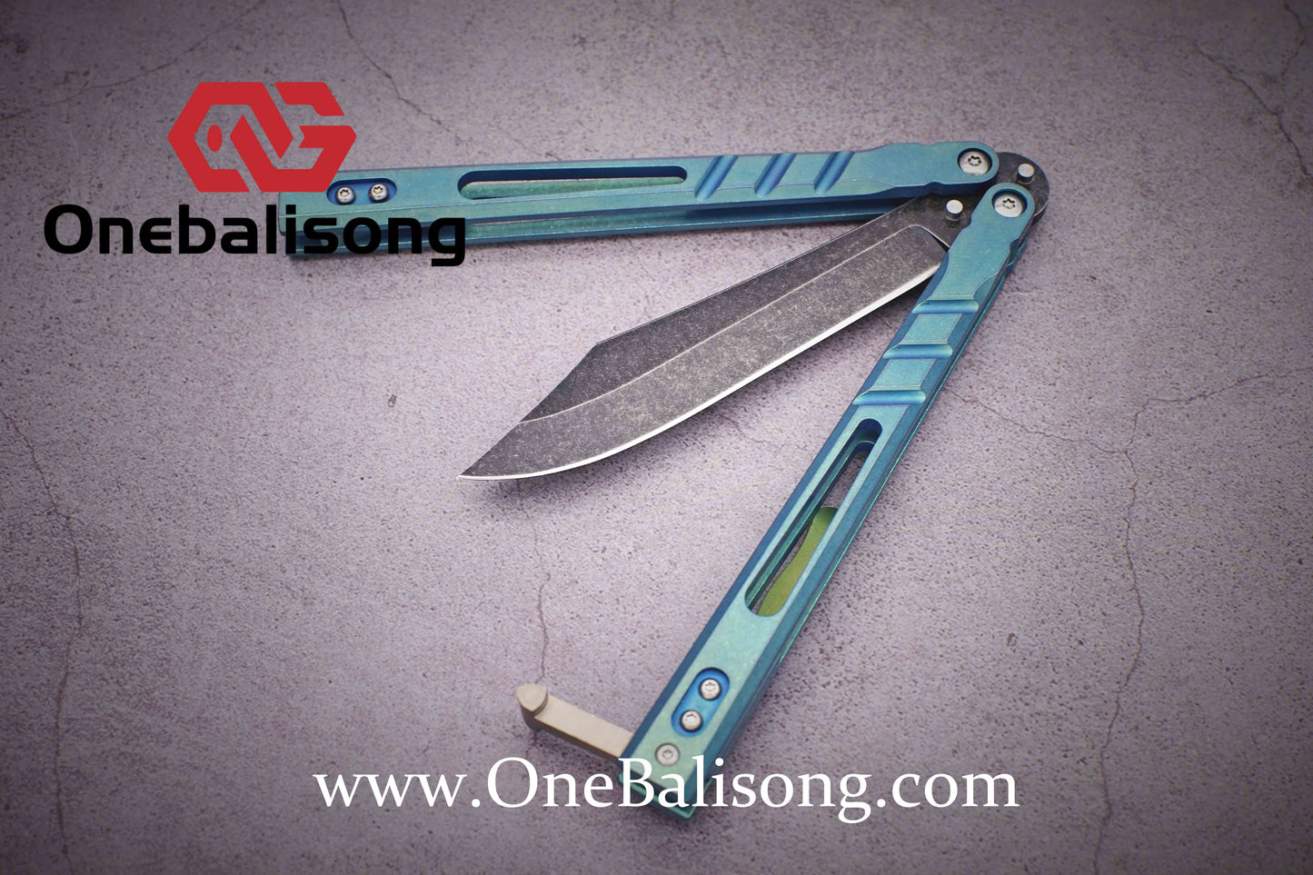 theone BRS Sandwich AB clone Titanium alloy-handle stainless steel blade bushings