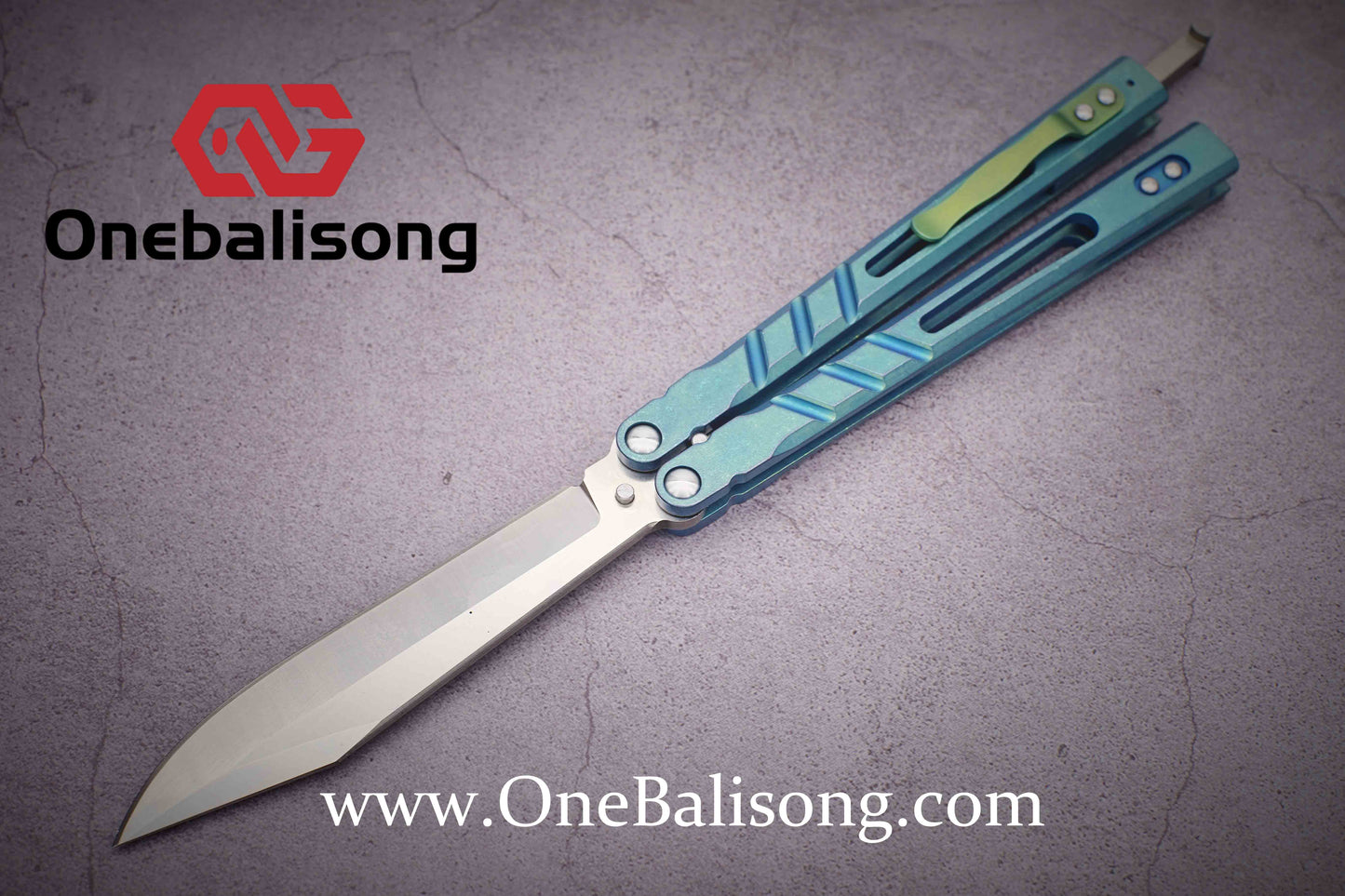 theone BRS Sandwich AB clone Titanium alloy-handle stainless steel blade bushings