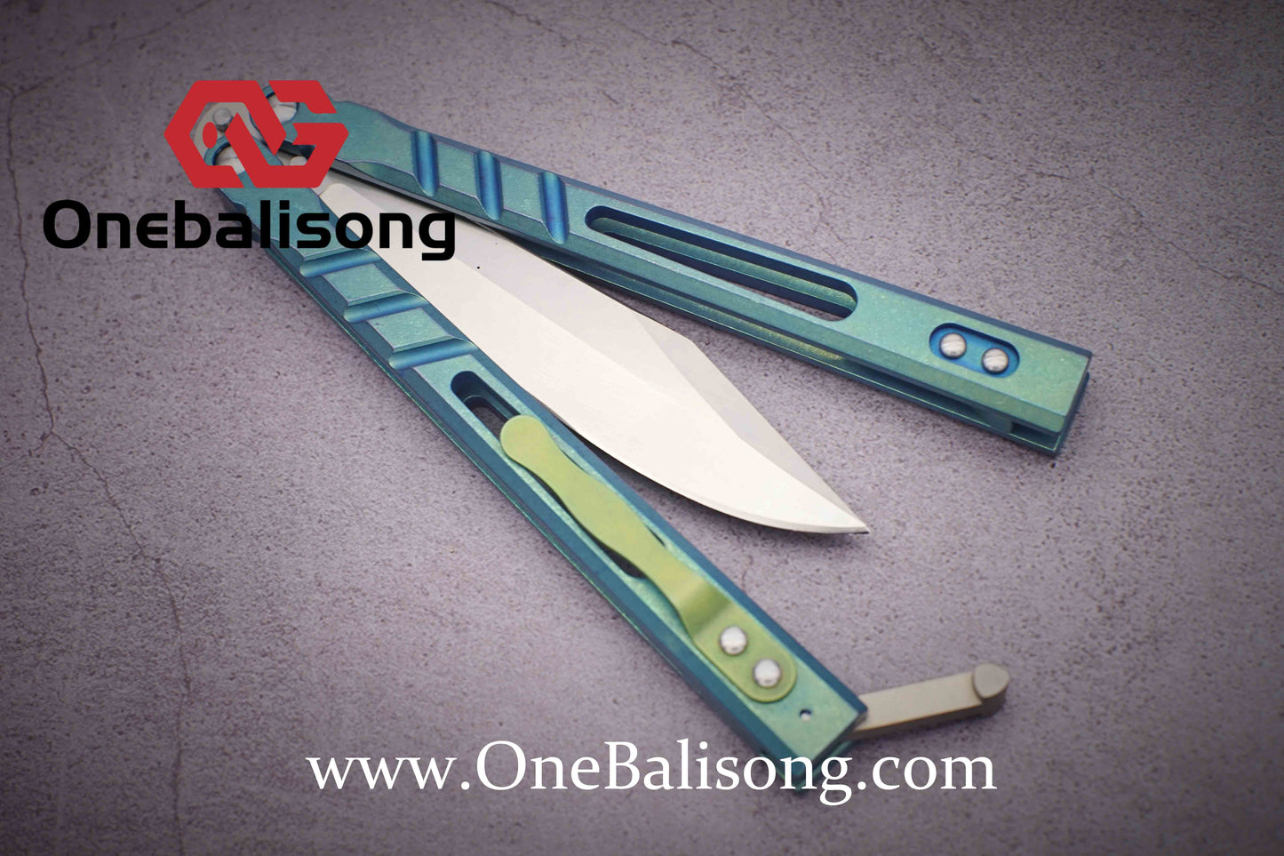theone BRS Sandwich AB clone Titanium alloy-handle stainless steel blade bushings
