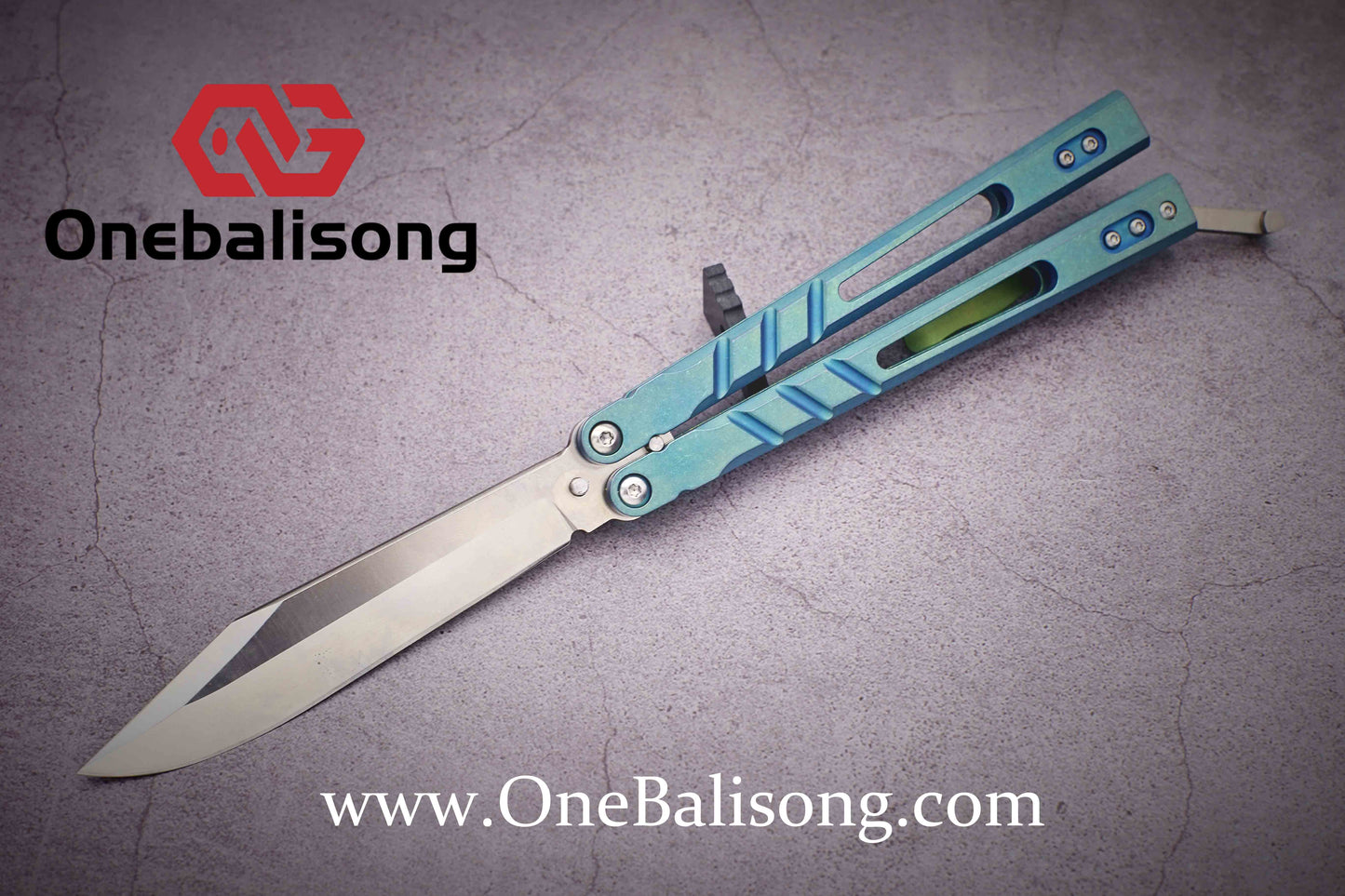 theone BRS Sandwich AB clone Titanium alloy-handle stainless steel blade bushings