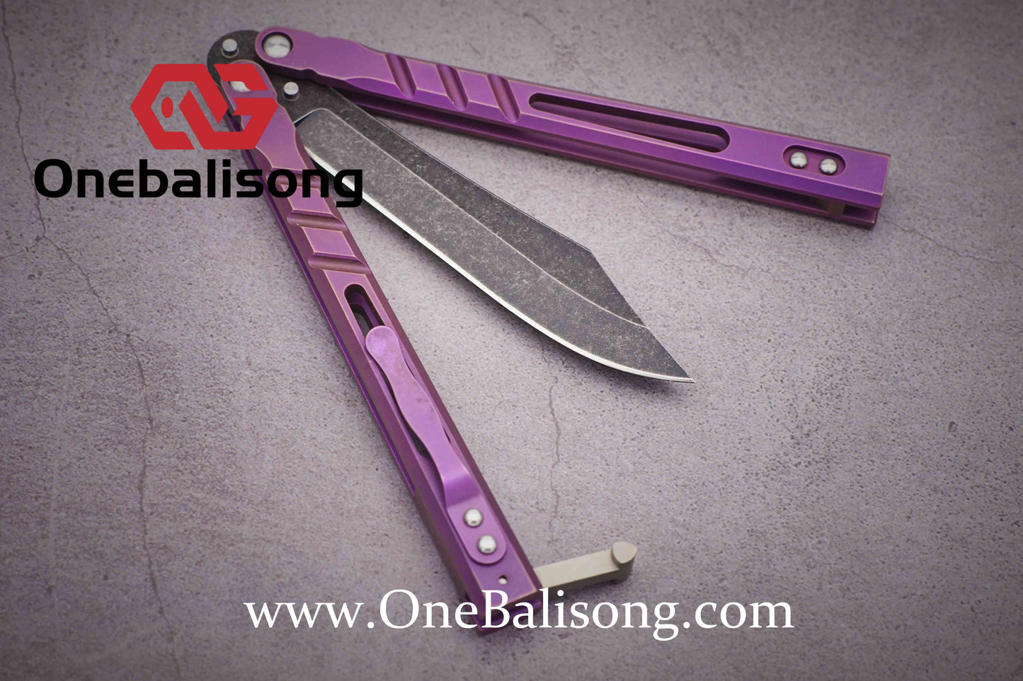 theone BRS Sandwich AB clone Titanium alloy-handle stainless steel blade bushings