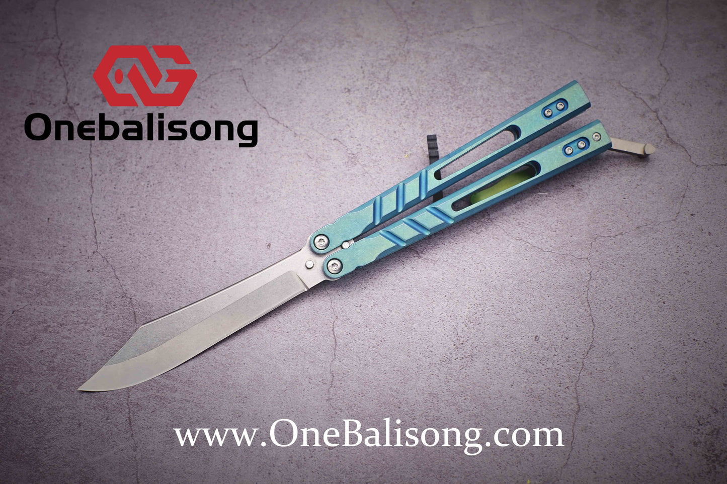 theone BRS Sandwich AB clone Titanium alloy-handle stainless steel blade bushings