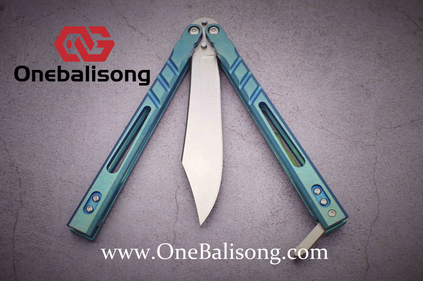 theone BRS Sandwich AB clone Titanium alloy-handle stainless steel blade bushings