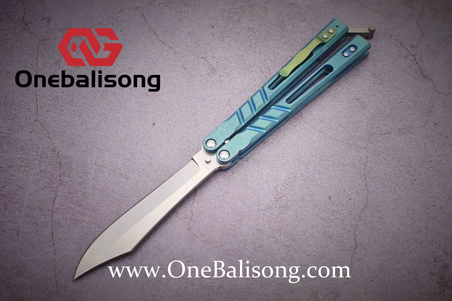 theone BRS Sandwich AB clone Titanium alloy-handle stainless steel blade bushings