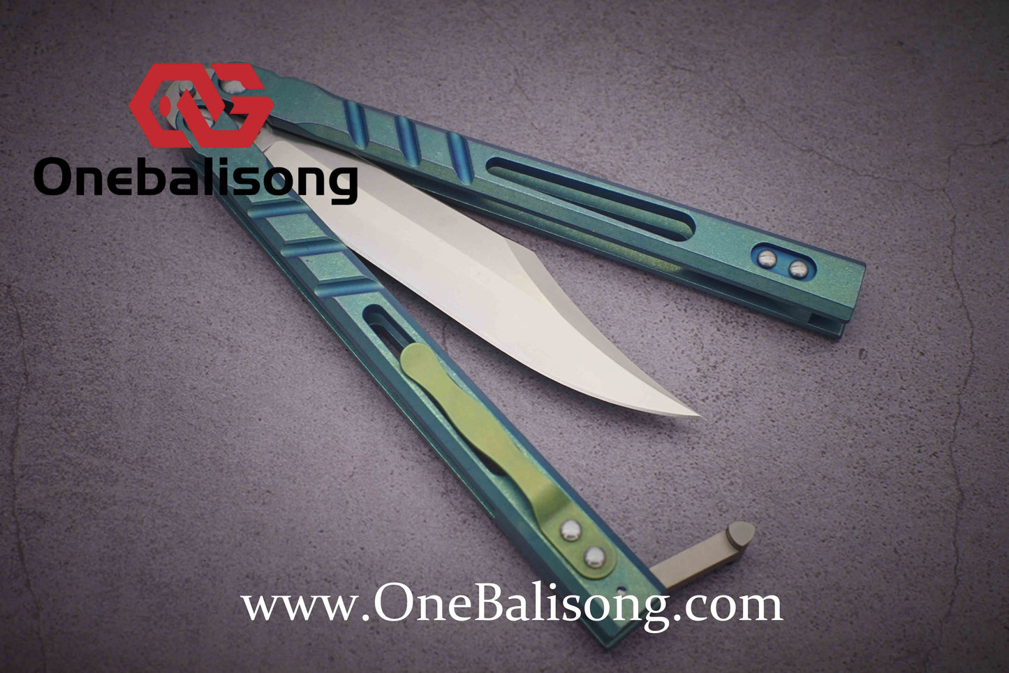 theone BRS Sandwich AB clone Titanium alloy-handle stainless steel blade bushings