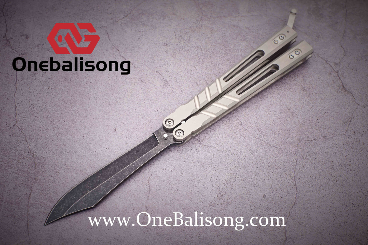 theone BRS Sandwich AB clone Titanium alloy-handle stainless steel blade bushings