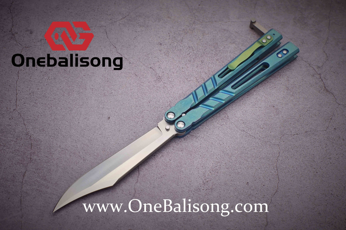 theone BRS Sandwich AB clone Titanium alloy-handle stainless steel blade bushings