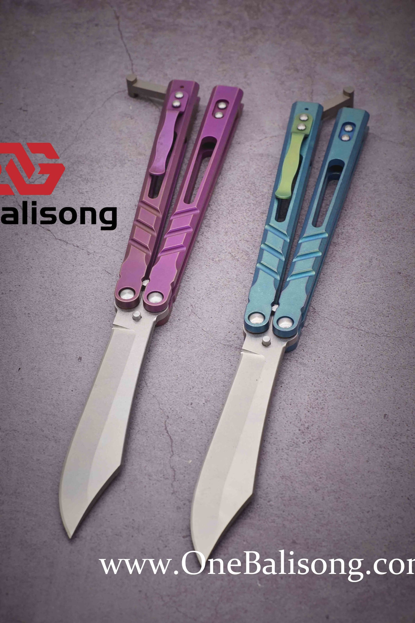 theone BRS Sandwich AB clone Titanium alloy-handle stainless steel blade bushings
