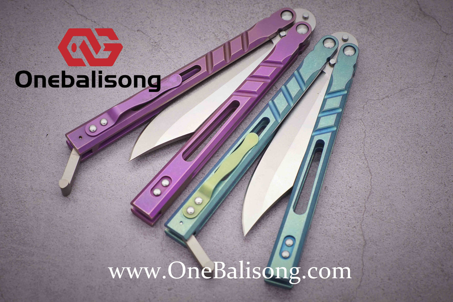 theone BRS Sandwich AB clone Titanium alloy-handle stainless steel blade bushings