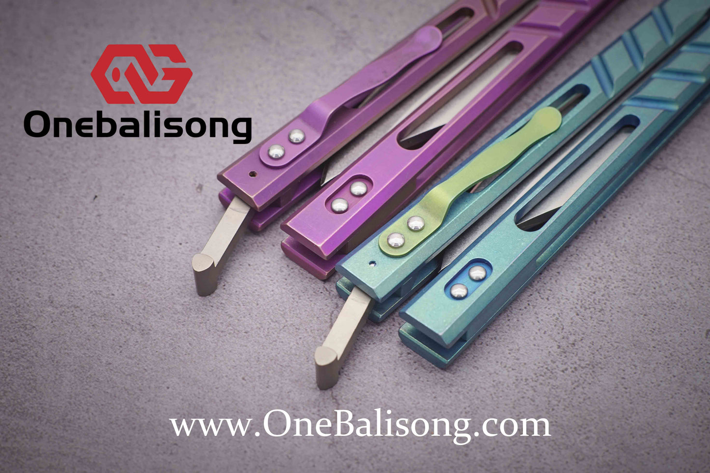 theone BRS Sandwich AB clone Titanium alloy-handle stainless steel blade bushings