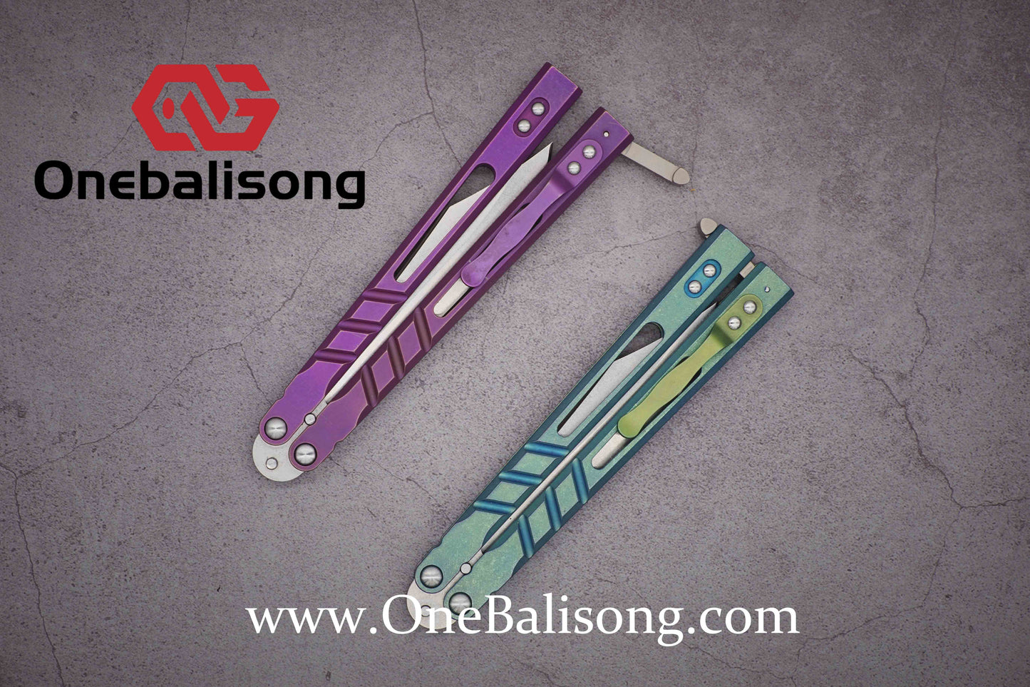 theone BRS Sandwich AB clone Titanium alloy-handle stainless steel blade bushings