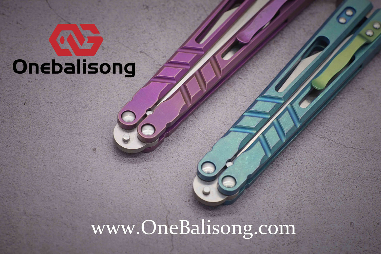 theone BRS Sandwich AB clone Titanium alloy-handle stainless steel blade bushings
