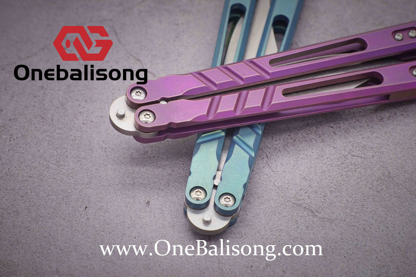 theone BRS Sandwich AB clone Titanium alloy-handle stainless steel blade bushings