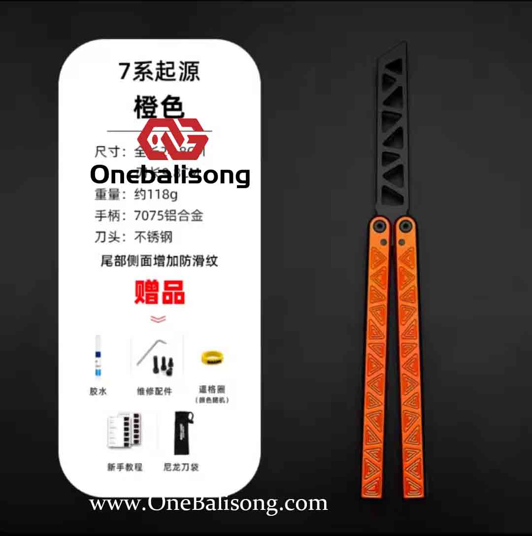 ARMED SHARK origin clone Aluminum alloy handle stainless steel blade bushing