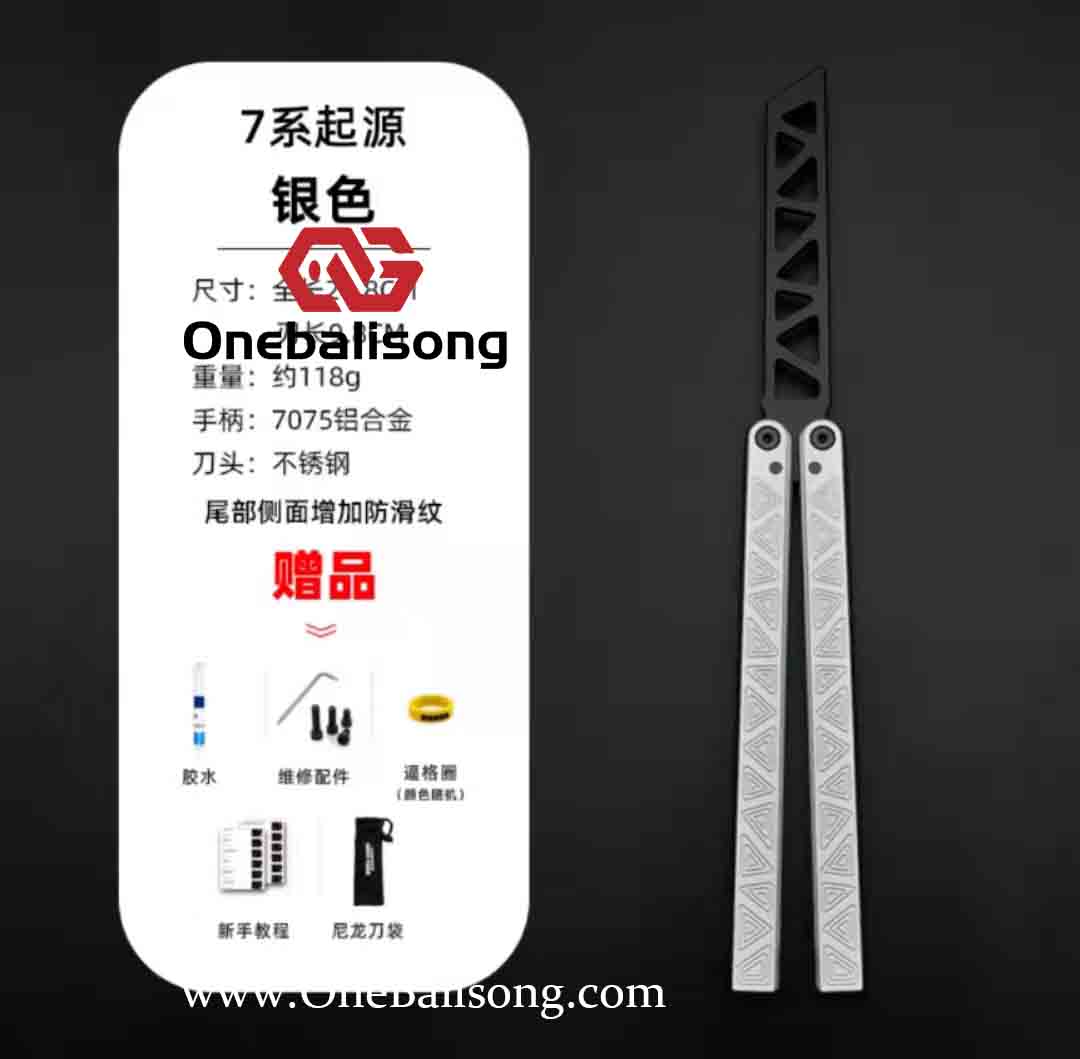 ARMED SHARK origin clone Aluminum alloy handle stainless steel blade bushing