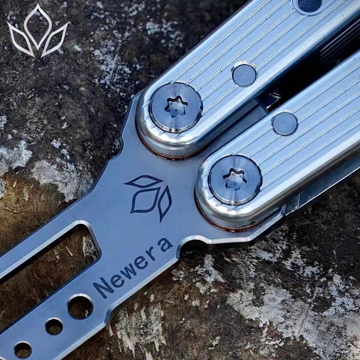 Newera Sunshine Balisong Aluminum Handle Stainles Steel Blade Trainer Bushing