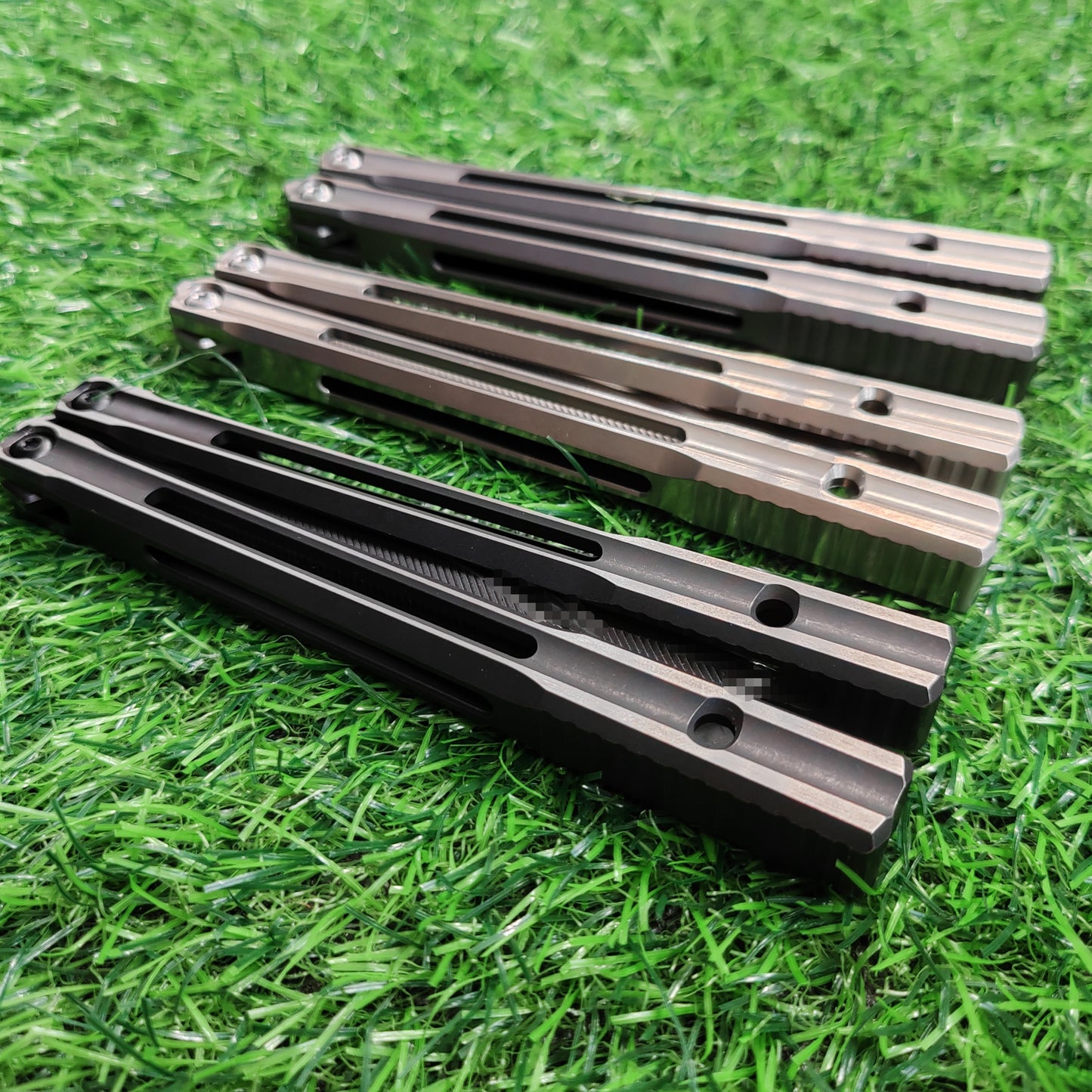 Baliplus Orca V2 Balisong Clone Flying Butterfly Clone Titanium Alloy Handle Stainless Steel Blade