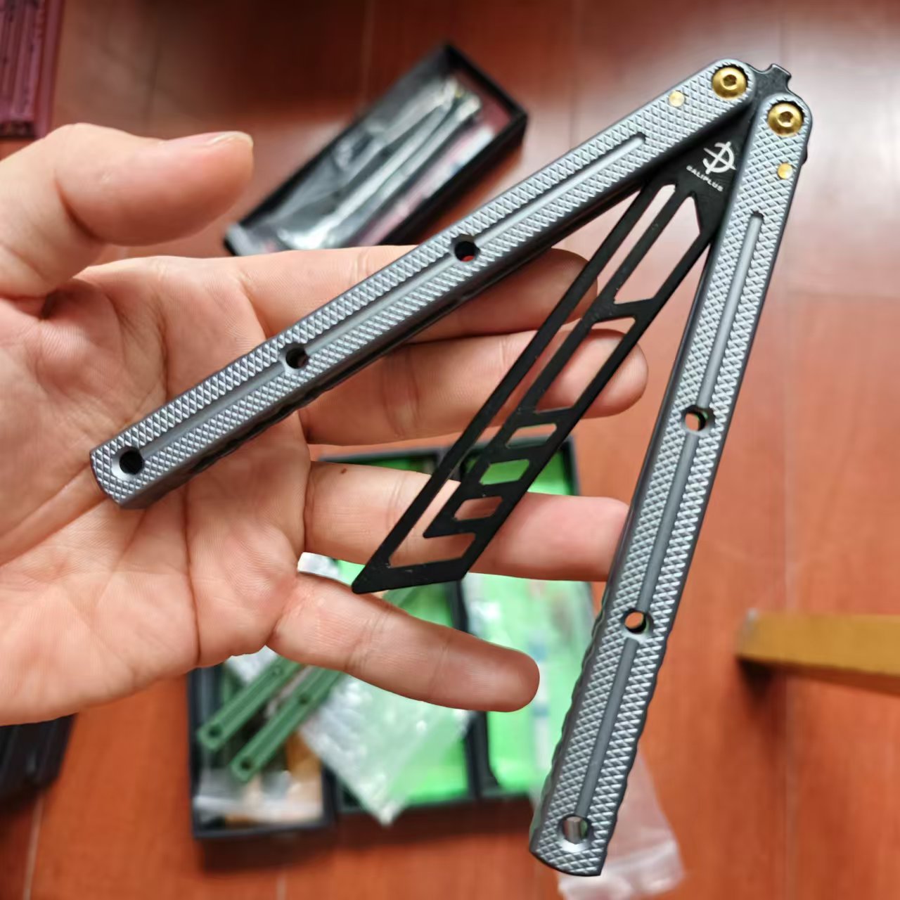 baliplus kraken V3 clone Ceramic/Matte version Aluminum alloy handle stainless steel blade Bushing