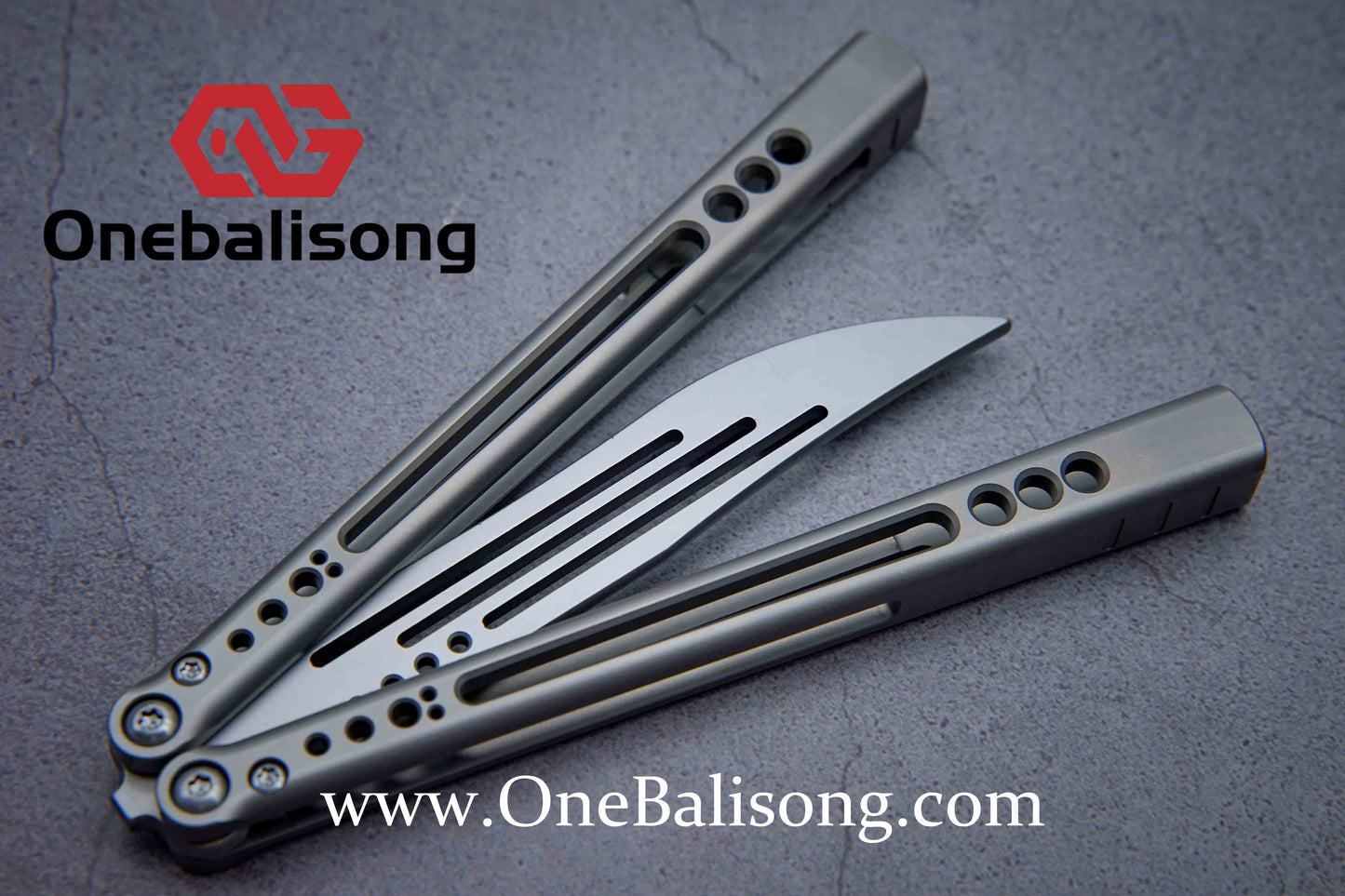 ARMED SHARK Svix gale clone Titanium handle stainless steel blade Bushing