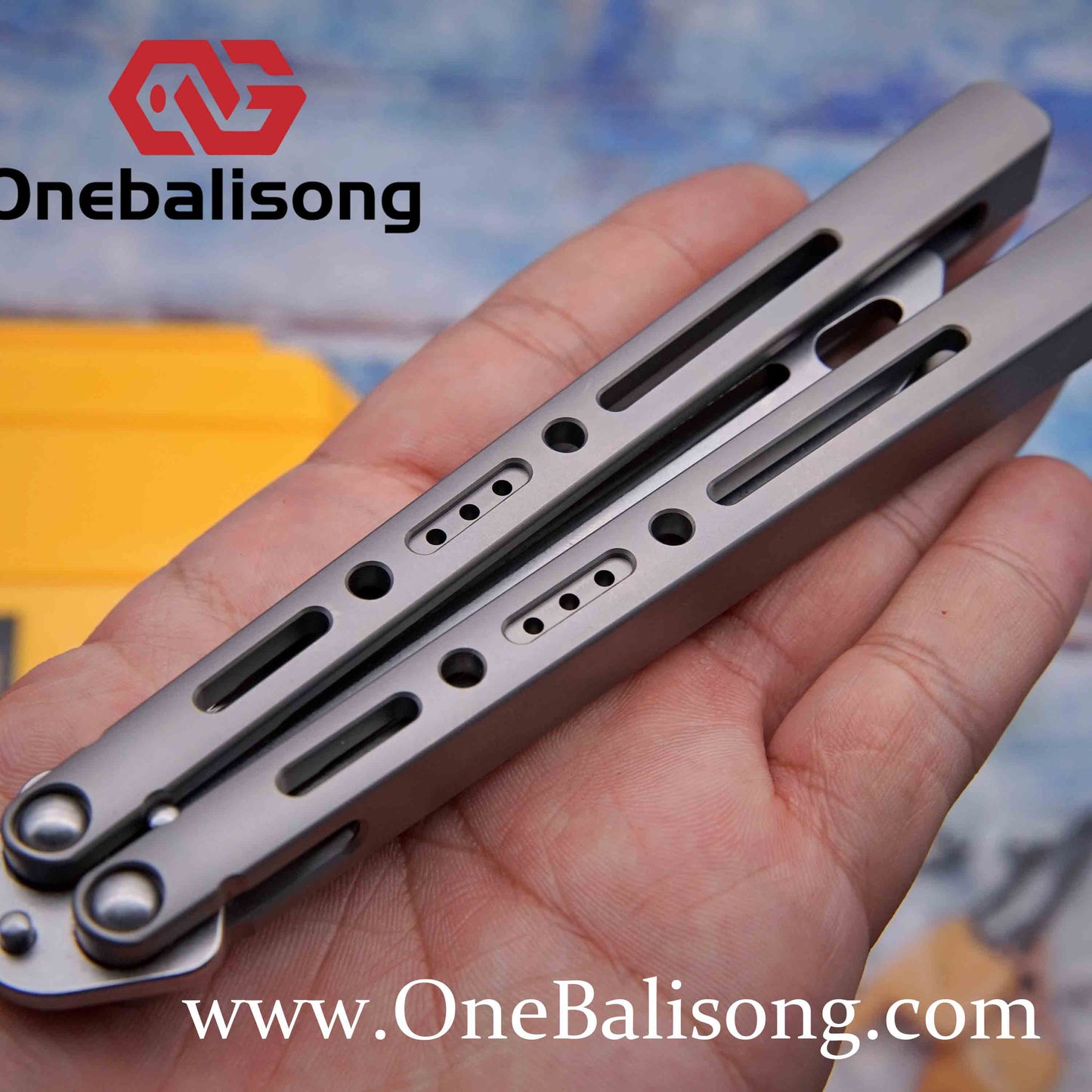ARMED SHARK sentry clone Titanium handle stainless steel blade Bushing