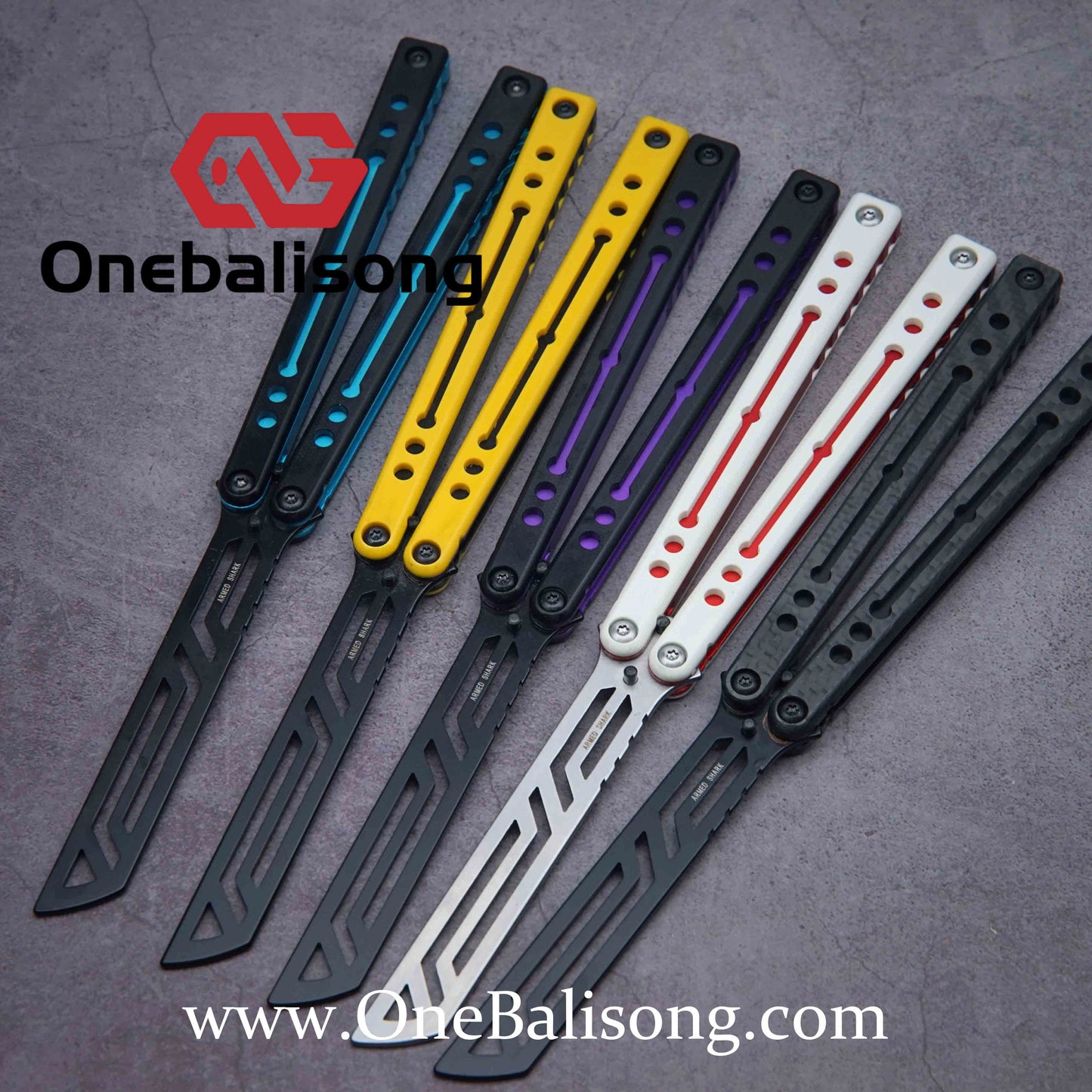 ARMED SHARK Nautilus V2 Clone Aluminum alloy handle stainless steel blade Bushing