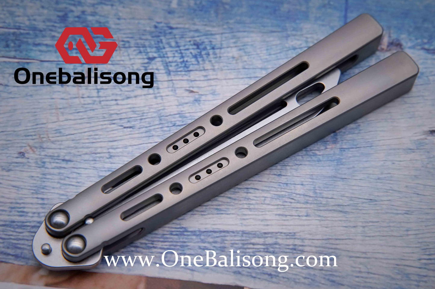 ARMED SHARK sentry clone Titanium handle stainless steel blade Bushing
