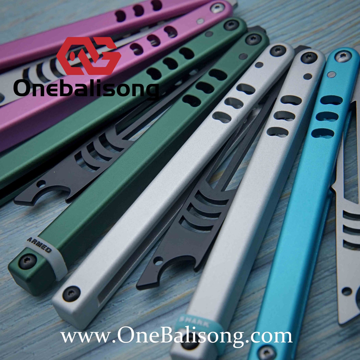 ARMED SHARK V5 Mako Clone Aluminum alloy handle stainless steel Trainer blade One-piece structure Bushing