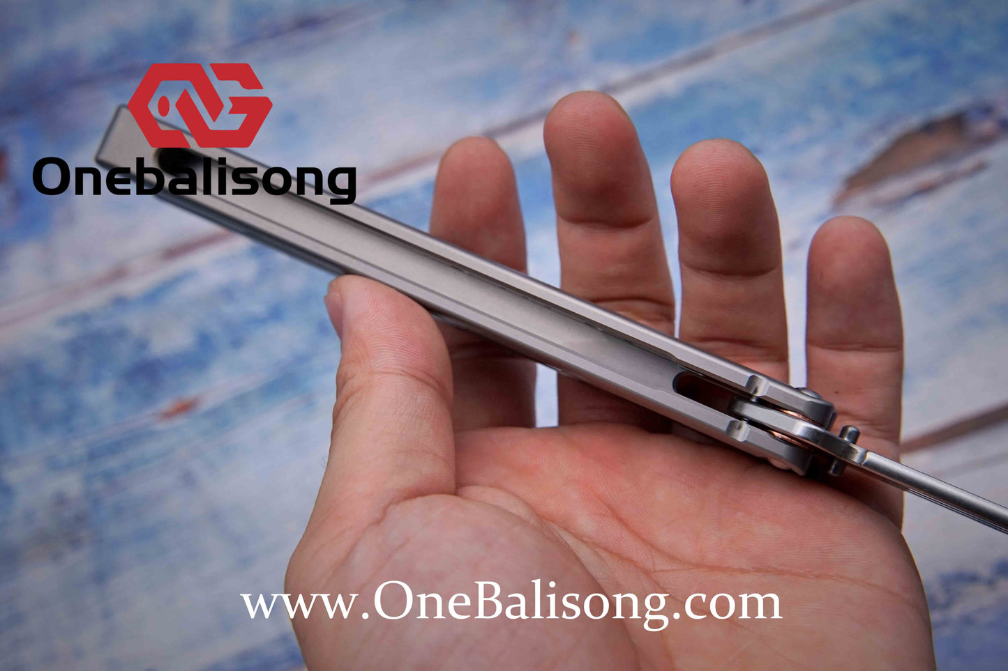 ARMED SHARK sentry clone Titanium handle stainless steel blade Bushing