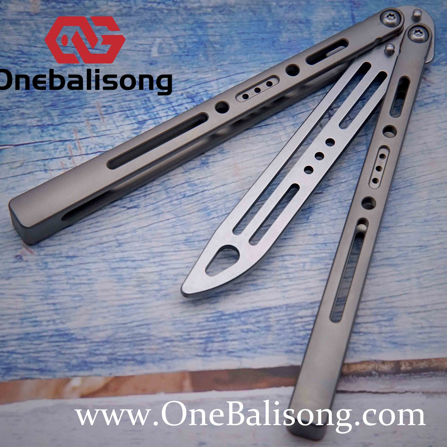 ARMED SHARK sentry clone Titanium handle stainless steel blade Bushing