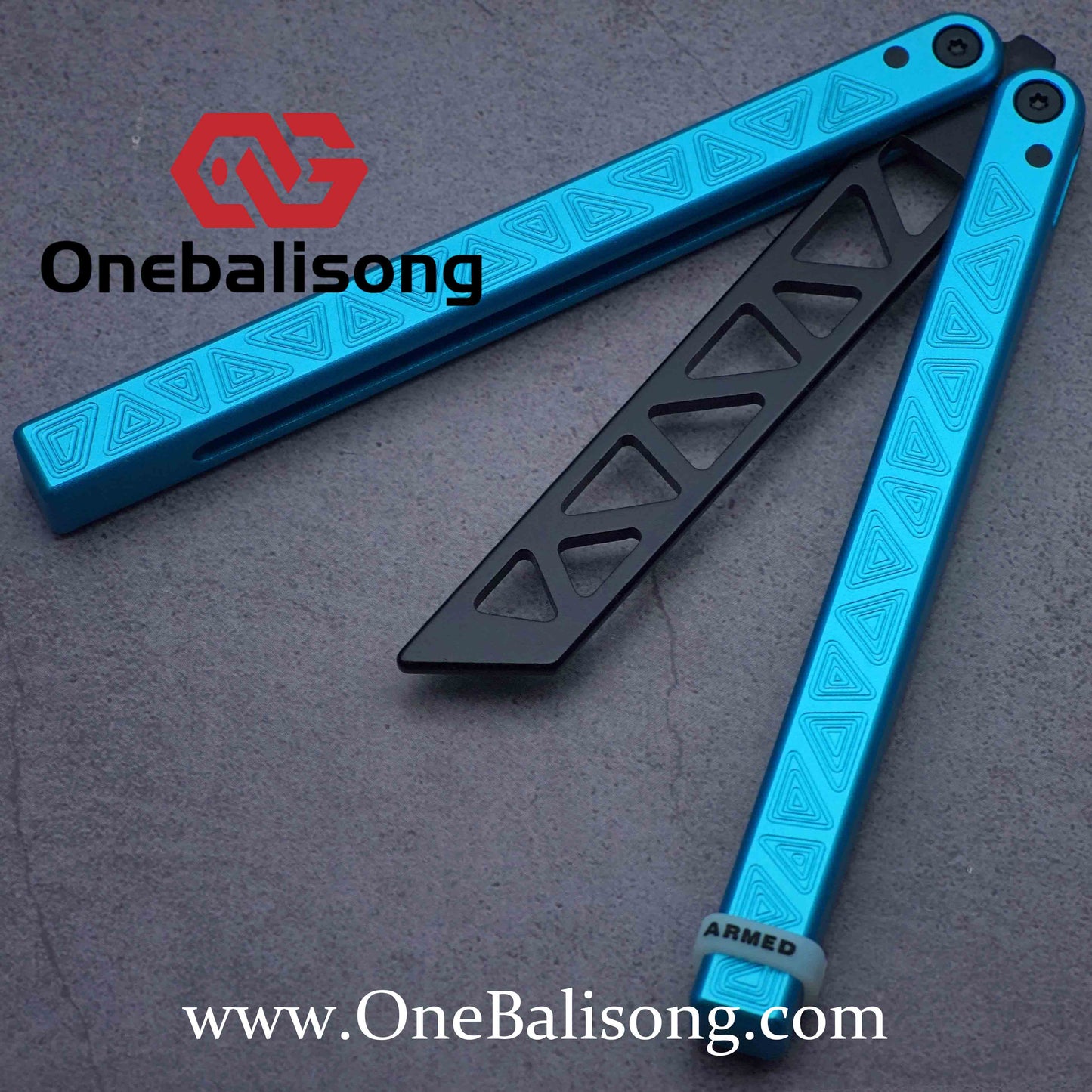ARMED SHARK origin clone Aluminum alloy handle stainless steel blade bushing